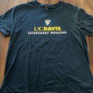 UC Davis District Classic Black Tee